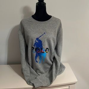 Polo Ralph Lauren paint splatter design crewneck *NWOT*